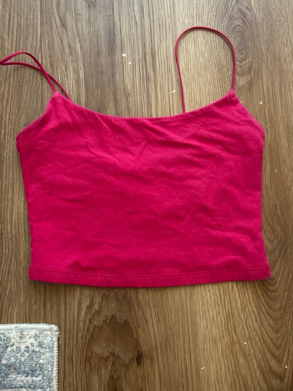 Aeropostale Fuchsia Spaghetti Strap Crop Camisole